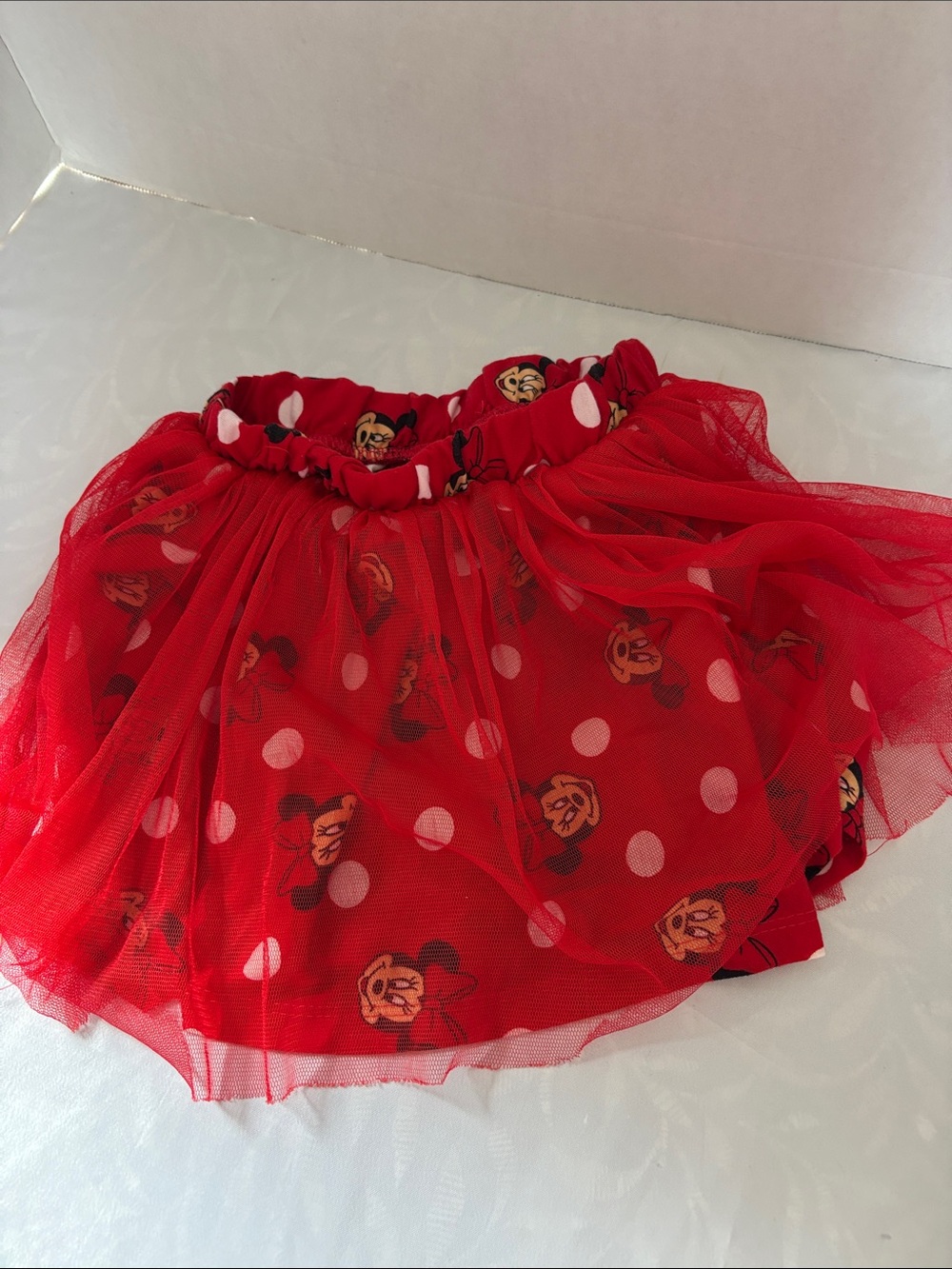 Disney Red Minnie Mouse Polka Dot Skirt for Toddler